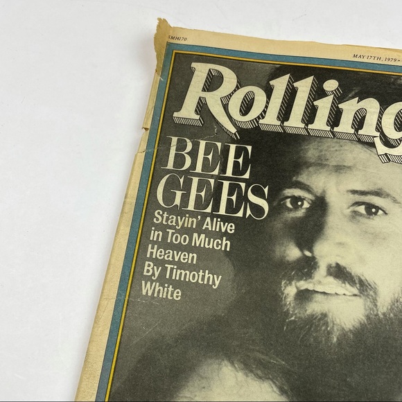 Vintage Rolling Stone Magazine May 17, 1979 Bee Gees Elvis Costello - Picture 3 of 5